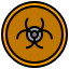 Biohazard Symbol 64x64
