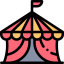 Circus tent ícono 64x64