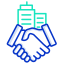 Hand shake icon 64x64
