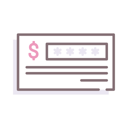 Cheque icon