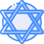Star of david icon 64x64
