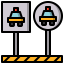 Taxi stop icon 64x64