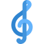 Treble clef icon 64x64