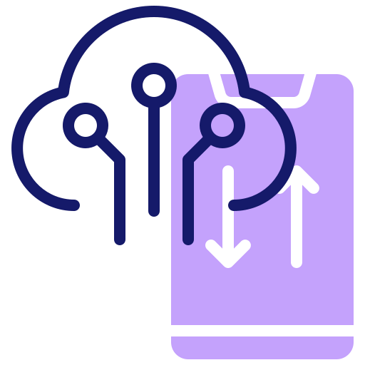 Cloud storage icon