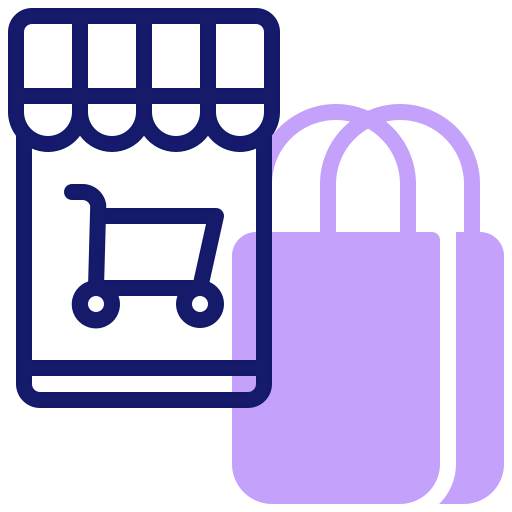 Mobile store icône