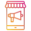 Digital marketing Ikona 64x64