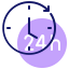 24 hours biểu tượng 64x64