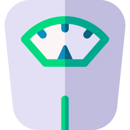 Weighing scale icon