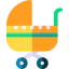 Baby stroller icon 64x64