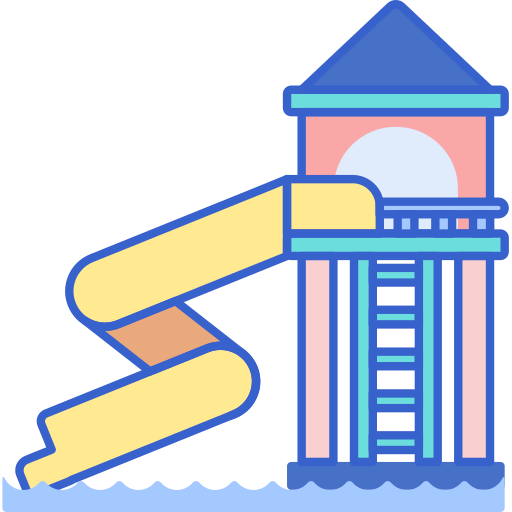 Water slide icon