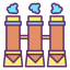 Smoke pipe icon 64x64