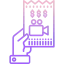 Movie ticket ícone 64x64