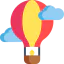 Air hot balloon icon 64x64