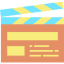 Clapperboard icône 64x64
