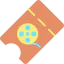 Movie ticket icon 64x64