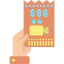 Movie ticket icon 64x64