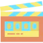 Clapperboard icon 64x64