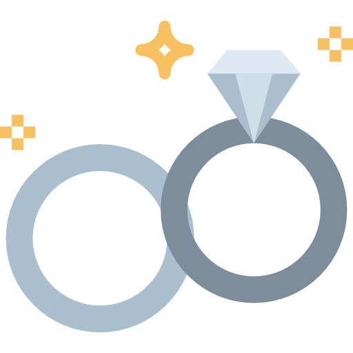 Wedding rings Ikona