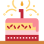 Birthday cake icon 64x64