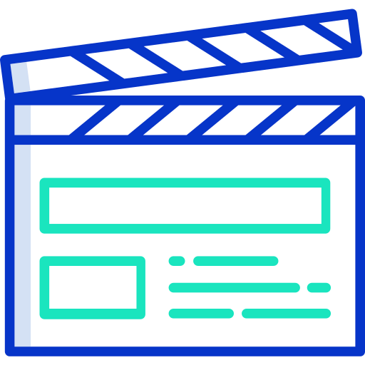 Clapperboard icon