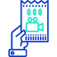 Movie ticket icon 64x64