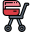Baby stroller icon 64x64