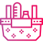 Picnic basket icon 64x64