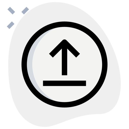 Upload button ícono