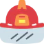 Firefighter helmet icon 64x64