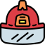 Firefighter helmet icon 64x64