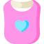 Baby bib icon 64x64