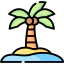 Coconut tree icon 64x64