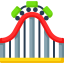Roller coaster 图标 64x64