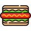 Hot dog Ikona 64x64