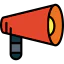 Megaphone Ikona 64x64