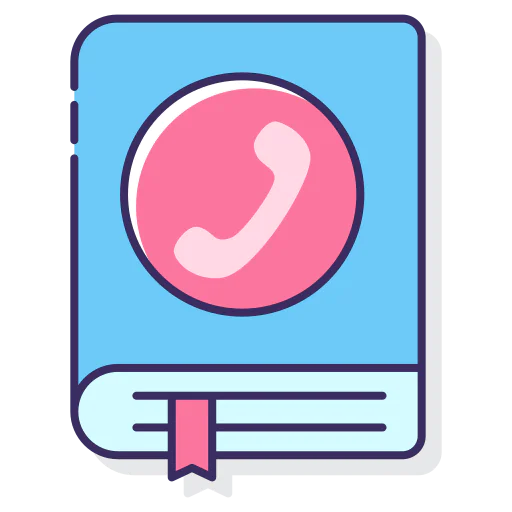 Phone book icon