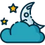 Cloudy night 图标 64x64