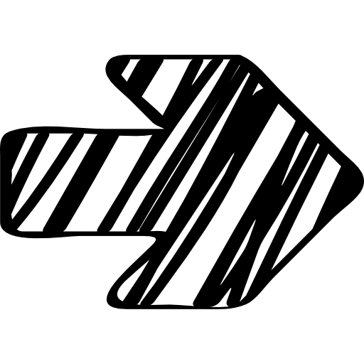 Right sketched arrow biểu tượng