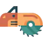 Circular saw icon 64x64