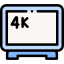 Tv 4k icon 64x64