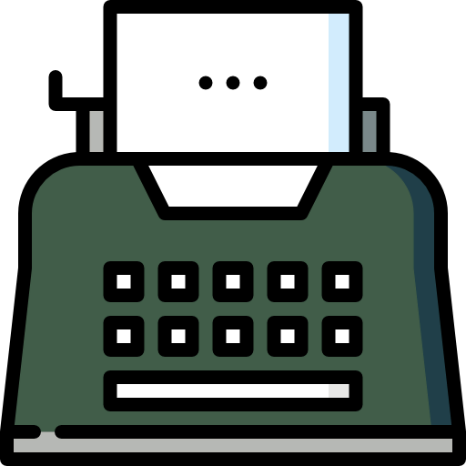 Typewriter icon