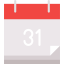 Weekly calendar Symbol 64x64