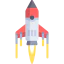 Rocket ship launch ícono 64x64
