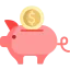 Piggy bank icon 64x64