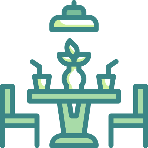 Dinner table icon