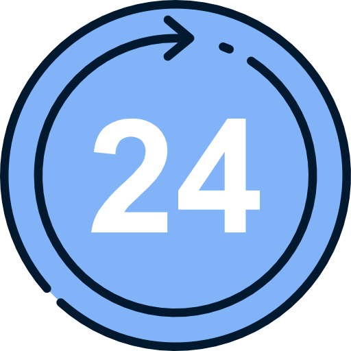 24 hours ícone