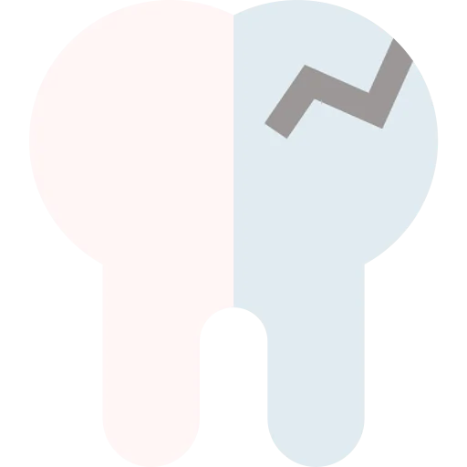 Broken tooth icon