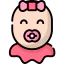 Baby girl icon 64x64