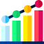 Bar chart icon 64x64