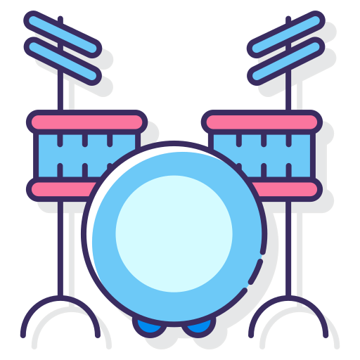 Drum set icon